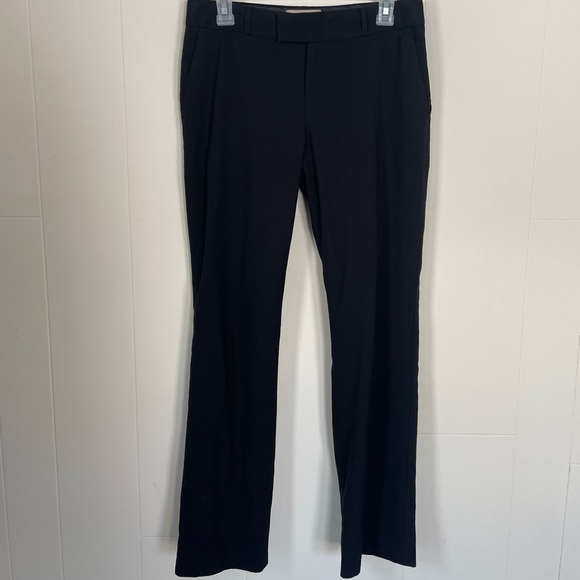 Banana Republic black dress pants Martin Fit wool blend petites women’s size 4P - Picture 3 of 11